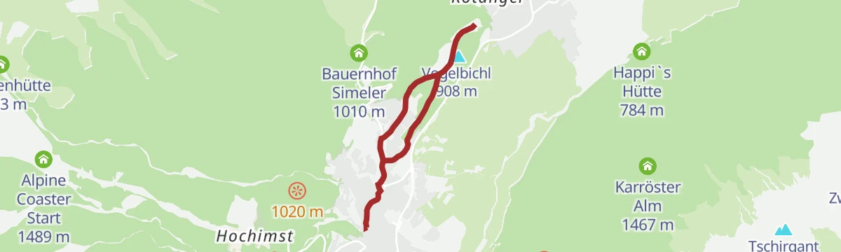 Route map: Prantlsteig